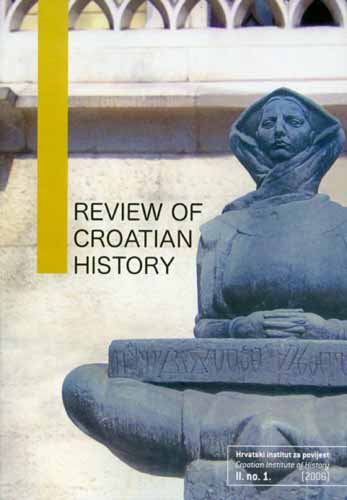 SELECTED BIBLIOGRAPHY OF BOOKS ON CROATIAN HISTORY, 1990-1998 Cover Image