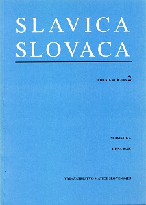 Prosaic Dynamics of Syntactic Features in the Texts of Belarusian and Slovak Folk Fairy Tales. Cover Image