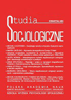 Polish sociology and the Polish Sociological Association Anno Domini 2007 Cover Image