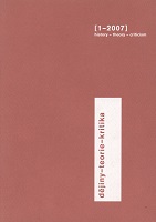 Remarks on Czech historiography since 1989 Cover Image
