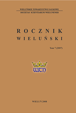 Materials for the history of the Evangelical-Augsburg parish in Wieluń Cover Image