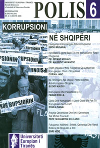About Causes and Factors Related to Corruption: The Case of Albania Cover Image