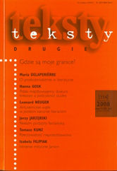 Bibliography Teksty Drugie 2001-2007 Cover Image