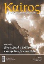 The Resurrection of Christ and the Eschatological Vision of the Kingdom of God as the Platform for Evangelistic Practice Cover Image