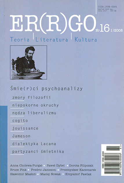A Few Remarks on the Subversive in Psychoanalysis Cover Image