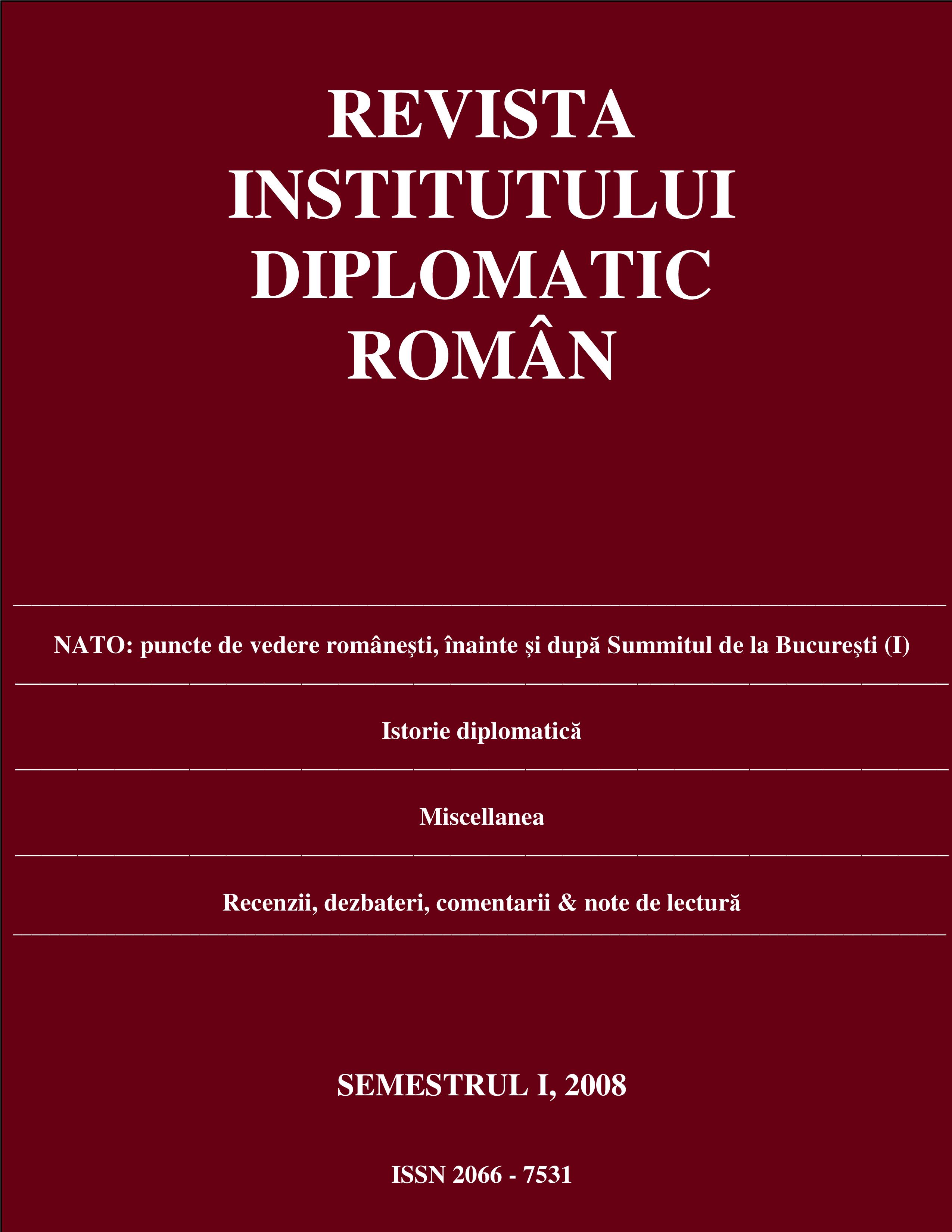 American-Romanian Relations and the Consolidation and Enlargement of NATO