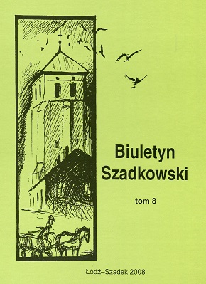 Cartographic view of Szadek in the 19th century Cover Image