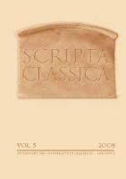 The jubilee of 15 years of the classical studies at  the University of Silesia in Katowice Cover Image