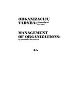 Organization Of Assessment And Recognition System In Non-Formal And Informal Learning Cover Image