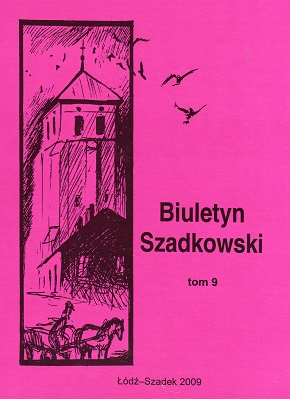 Szadek in correspondence to "Kaliszanin" Cover Image