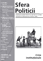 Intraexecutive Conflict in Romanian Semipresidential Regime Cover Image