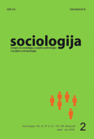 Is There a Sociodemographic Model of Acceptance of Postmaterialist Values? The Case of Serbia Cover Image