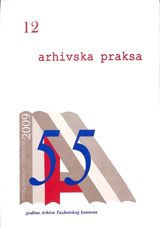 CROATIAN ARCHIVES AND TRANSITION Cover Image