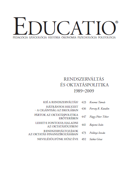Parties in educational policy Cover Image
