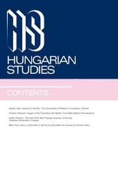Autobiographical reading: A new approach to the genre in 20th century Hungarian literature Cover Image