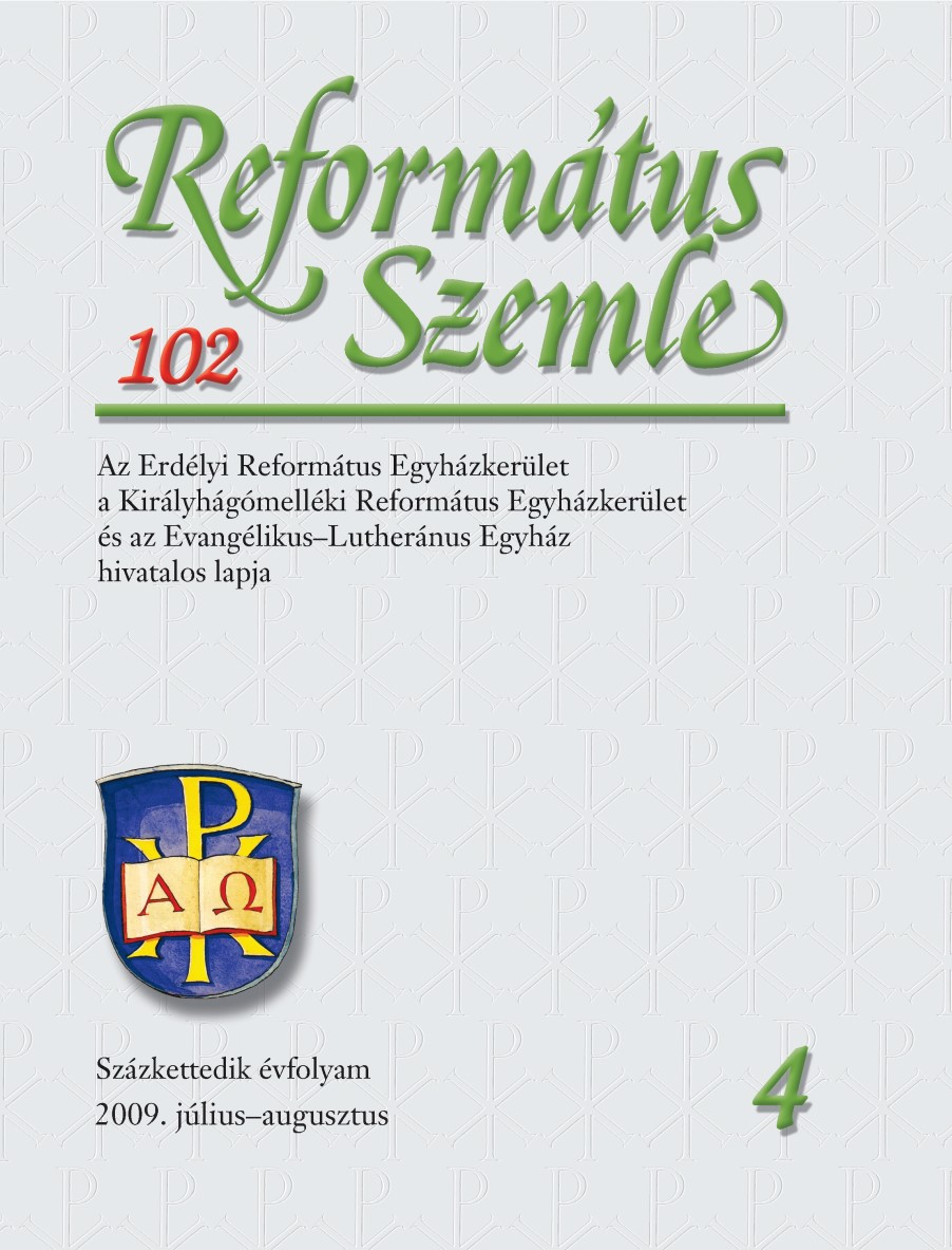 The Reformed Communities of Southern Transylvania and the Romanian Martial Laws (1940–45) Cover Image