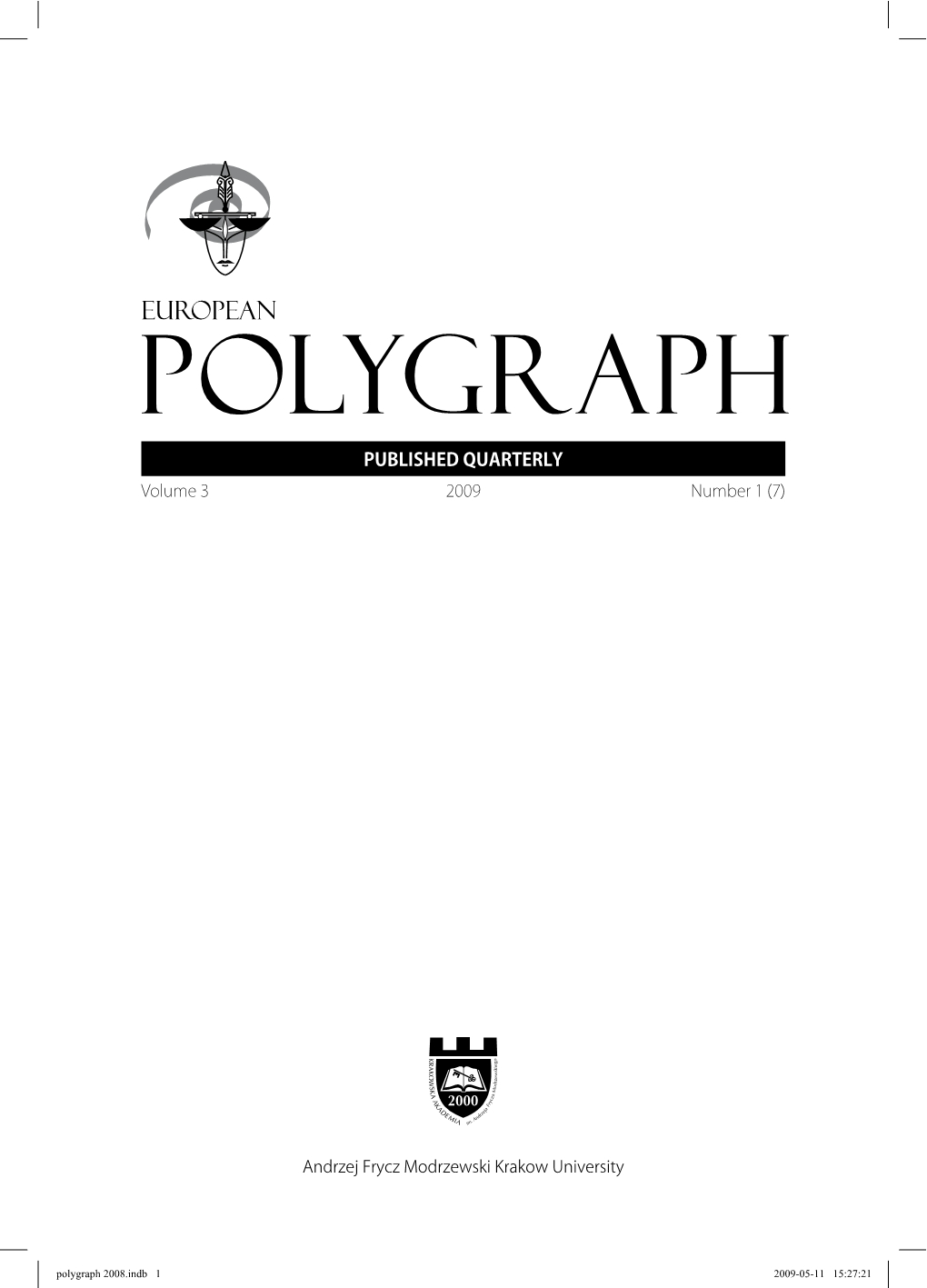 Antagonistic polygraph examination by Ryszard Jaworski Cover Image