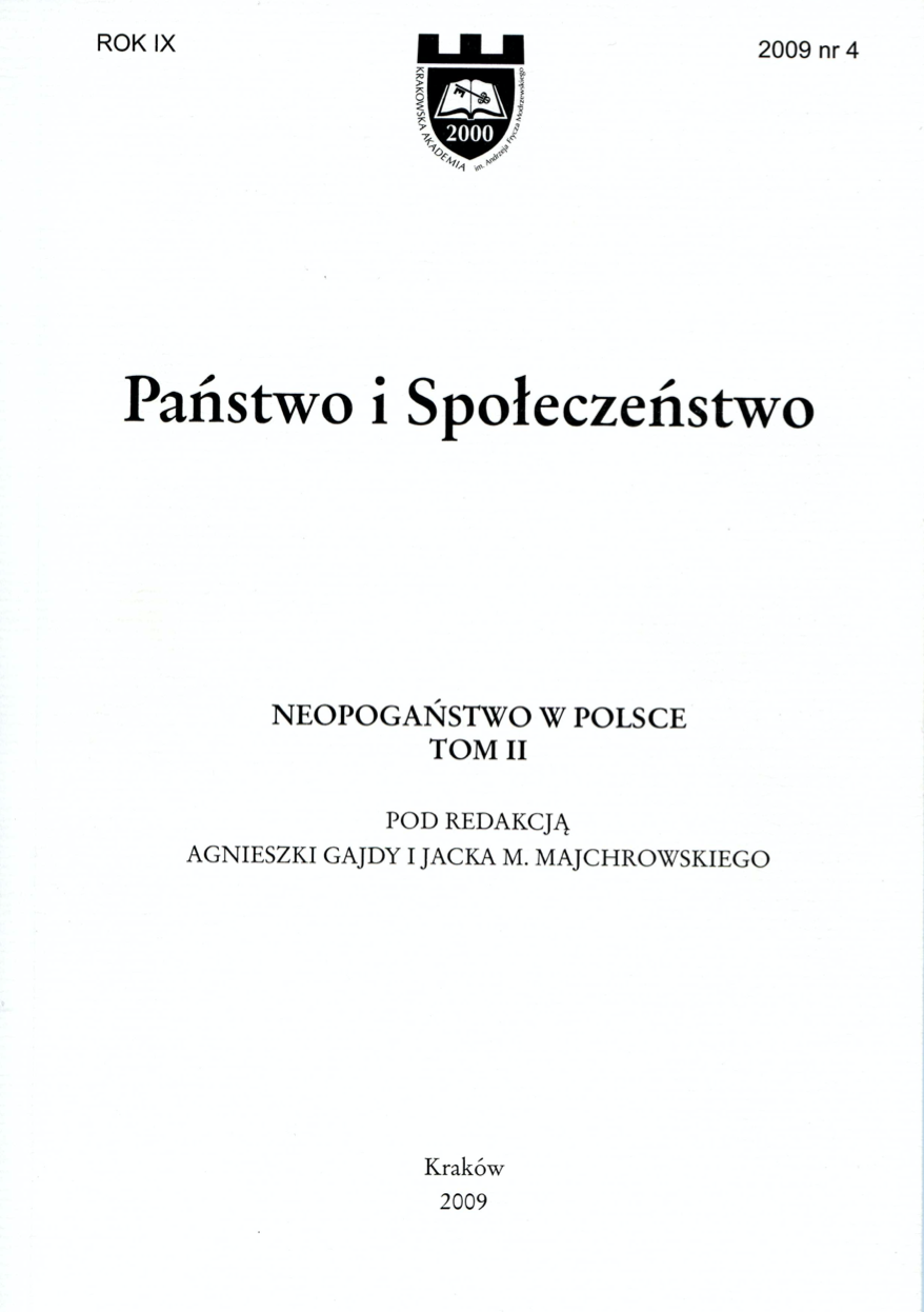 Movement of Polish Nationalists Zadruga and Slavic Native Faith movement in the Polish People's Republic in 1956–1989 Cover Image