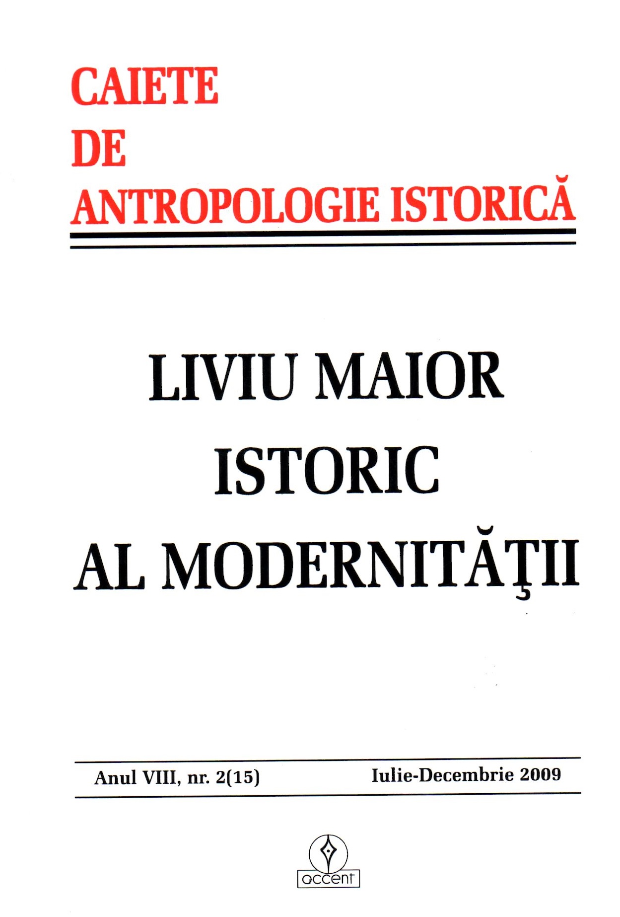 Liviu MAIOR – Historian of Modernity Cover Image