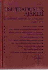 About he Development of the Concept צדיק/δίκαιος. An attempt to utilize the Concept-History Method of Lazar Gulkowitsch in Early Christian Studies. Cover Image