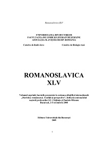 The Personality of Professor Pandele Olteanu (1908-1995) in the Context of Romanian-Slovak Relationships Cover Image