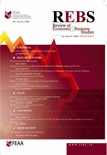 ON THE EXCHANGE RATE RISK CONTRIBUTION TO THE PERFORMANCE OF INTERNATIONAL INVESTMENTS: THE CASE OF ROMANIA Cover Image