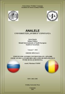 The Romanian-Soviet Treaty of 5 April 1991 and its Consequences on the Republic of Moldova Cover Image
