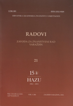 EXAMPELS OF PROYUGOSLAV ORIENTED VARAŽDIN CITY ADMINISTRATION TO THE KING ALEXANDAR I KARAĐORĐEVIĆ Cover Image