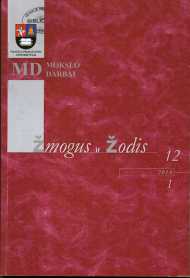 The Word Accents in the Endings 
of the Cases Datyvus and Instrumentalis in the Eastern Lithuanian Subdialects of Utena: Experimental Research Cover Image