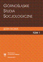 Region and the local community in a sociological perspective. Cover Image