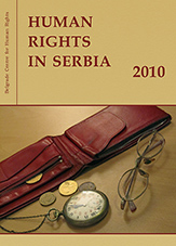 Table of Content in "Human Rights in Serbia 2010" Cover Image