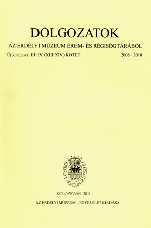 A Historical Review of the Research of the Cemeteries and Single Graves from the 10th-11th Centuries in the Banat and Partium Regions and the Transylvanian Basin Cover Image