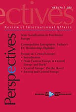 Forum on 'Central Europe': Introduction Cover Image