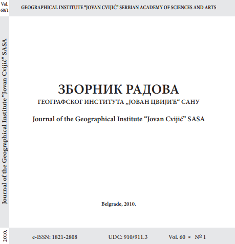 SURVEY ON STUDENTS’ INTEREST IN ECONOMIC-GEOGRAPHY CONTENTS aT SOME UNIVERSITIES IN SERBIA Cover Image