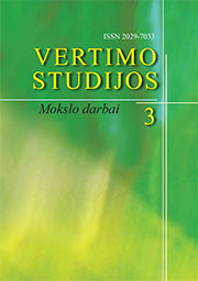 DEVELOPING LATVIAN TERMINOLOGY OF TRANSLATION STUDIES: THE FIRST STEPS Cover Image