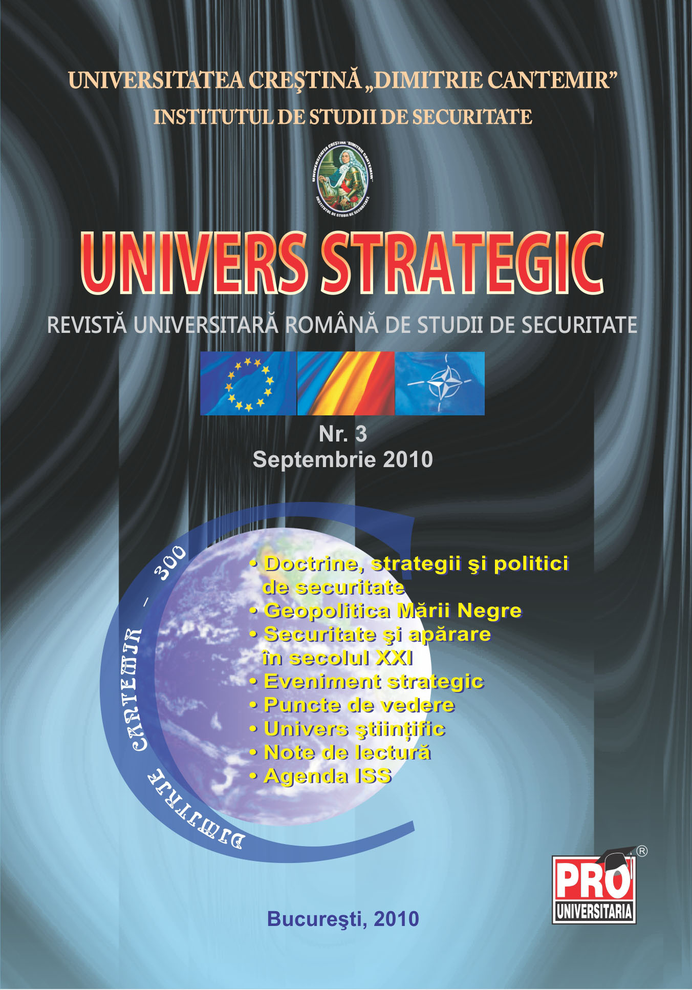 GEOPOLITICS AND GEOSTRATEGIES IN THE ANALYSIS OF THE CONTEMPORARY POLITICAL PHENOMENON Cover Image
