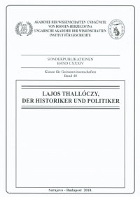 Analects to life and work Ludwig von Thallóczys Cover Image