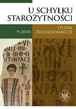 SOME REMARKS ON POLISH EDITION OF DIOCLETIAN’S EDICT ON MAXIMUM PRICES Cover Image