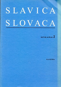 The East-Slavonic elements in the Slovak folklore Cover Image