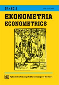 Econometric analysis of work conditions in Polish regions in 2005-2008 Cover Image