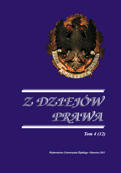 Protection of a military secret in the criminal law of the People’s Poland (to 1969) Cover Image