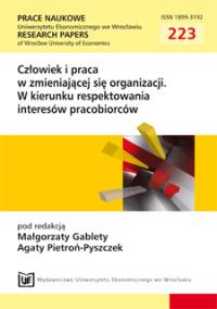 Influence of changes in Polish economic system on relationships between managers and workers of enterprises Cover Image