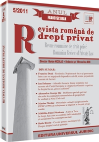 The limitation and fidic dispute settlement procedures (1999) under the romanian private law Cover Image