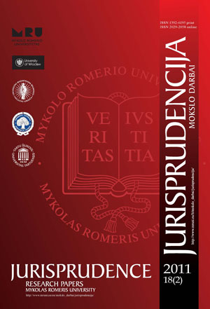 Legislative Discretionary Powers of the Executive Institutions in the Field of Regulation of Higher Education in Lithuania Cover Image