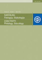 Application of Information Technologies in Teaching Foreign VGTU Students Lithuanian as a Foreign Language Cover Image