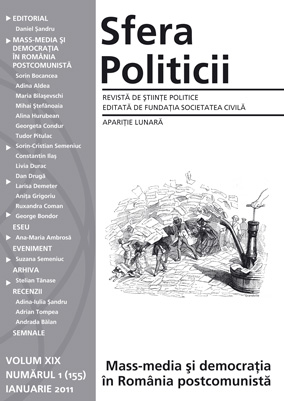 The Sphere of Politics Debates at „Petre Andrei” University of Iaşi Cover Image