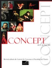 Psychology, Expressiveness and Onstage Creativity Cover Image