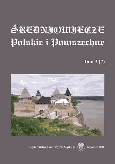 From the studies on provincial elites in the 15th—16th century in Poland (Town councilors of Kamionka in Lublin area) Cover Image