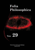 The debate on the method of philosophy at the turn of XX century Cover Image