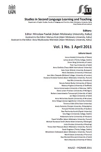 Perceived teacher support and language anxiety in Polish secondary school EFL learners Cover Image